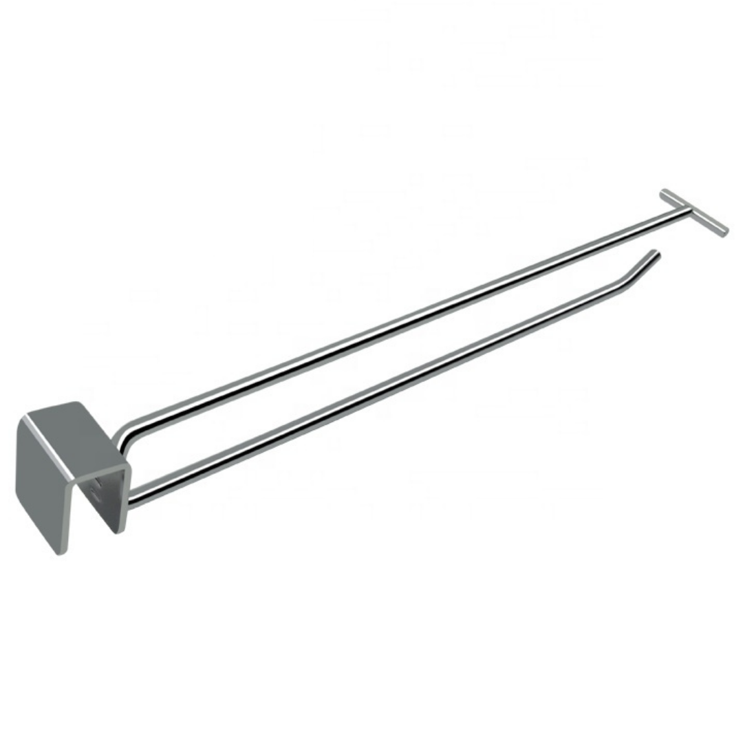 Double Thread Display Hooks For Cross Bar – I S O Shelving